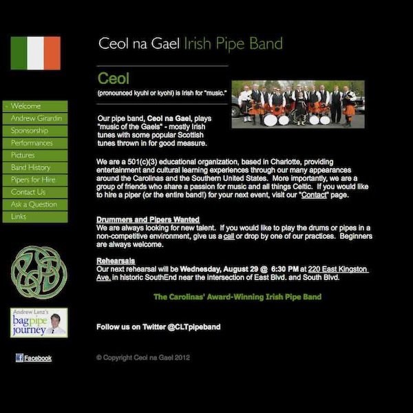 ceol na gael irish pipe band